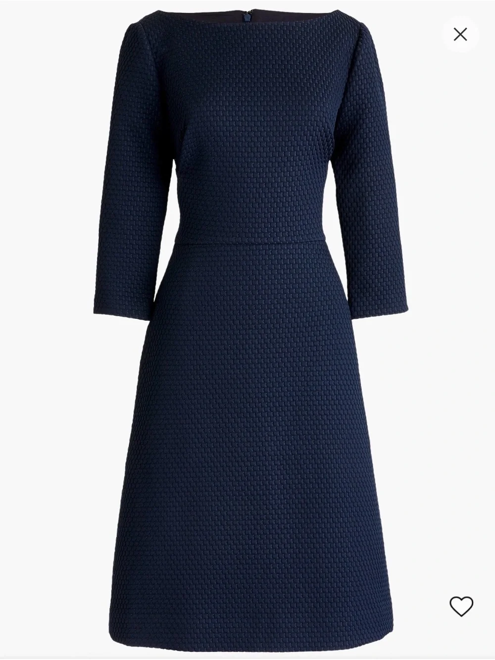 J.Crew Boatneck Sheath Dress in Matelassé